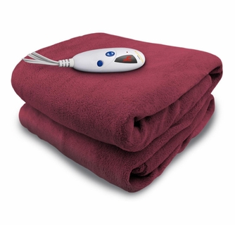 Biddeford Blankets Micro Plush Electric Heated Throw with Digital Controller  - The Warming Store