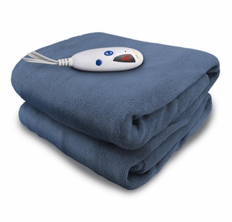 Biddeford Blankets Micro Plush Electric Heated Throw with Digital Controller  - The Warming Store