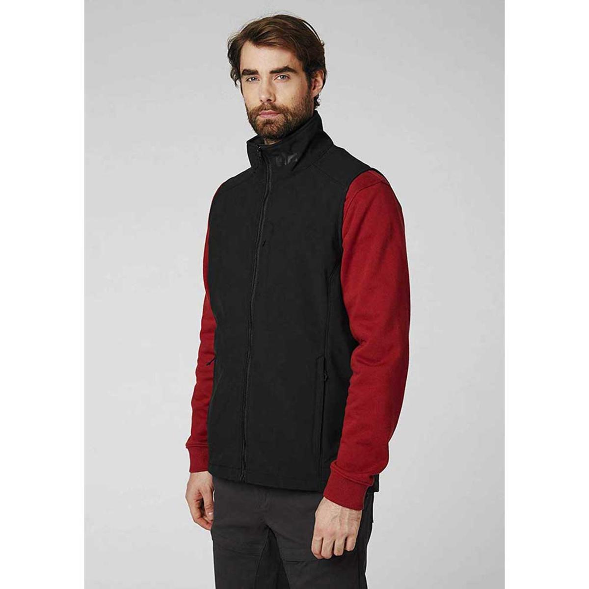 Helly Hansen Gilet Softshell Homme Paramount – Résistant Eau & Vent, Confort Léger