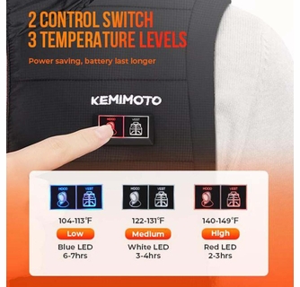 kemimoto heated vest
